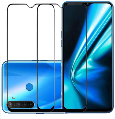 KARTRAY Edge To Edge Tempered Glass for Realme 5s(Pack of 2)