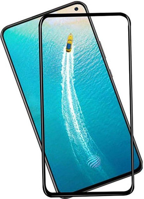 Bodoma Edge To Edge Tempered Glass for Vivo X50(Pack of 1)