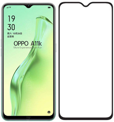 UDAL Edge To Edge Tempered Glass for OPPO A11K(Pack of 1)