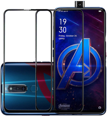KARTRAY Edge To Edge Tempered Glass for OPPO F11 Pro, OPPO K3, Realme X, Vivo V15, Vivo Nex, Samsung Galaxy M11(Pack of 2)