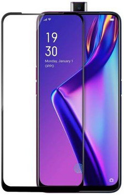 BRENZZ Edge To Edge Tempered Glass for Oppo Reno2 F(Pack of 1)