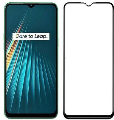 DSCASE Edge To Edge Tempered Glass for Realme Narzo 10A(Pack of 1)