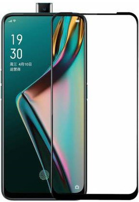 BRENZZ Edge To Edge Tempered Glass for Realme X(Pack of 1)