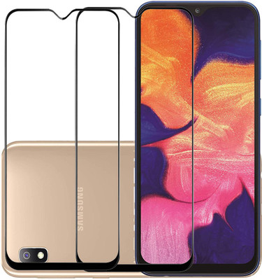 KARTRAY Edge To Edge Tempered Glass for Samsung Galaxy A10(Pack of 2)