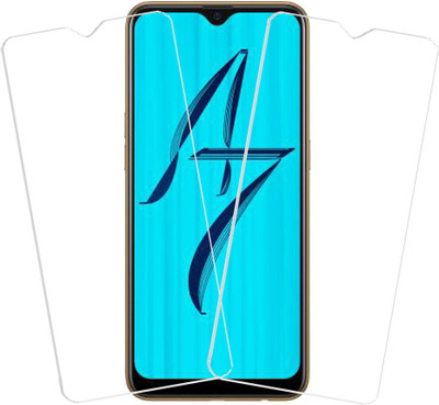 KARTRAY Tempered Glass Guard for Oppo A7(Pack of 2)