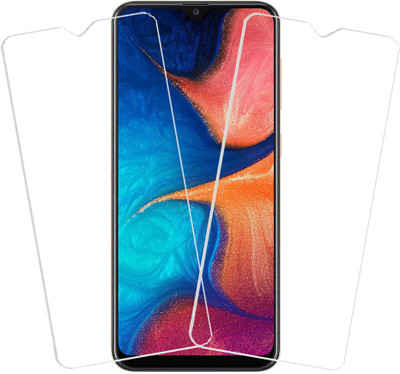 KARTRAY Tempered Glass Guard for Samsung Galaxy A20(Pack of 2)