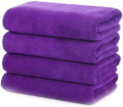 SOFTSPUN Microfiber Vehicle Washing  Cloth(Pack Of 4)