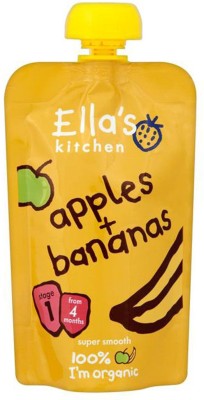Ellas Kitchen Bananas & Apples - 120g (Pack of 3) Baby Snacks 360 g