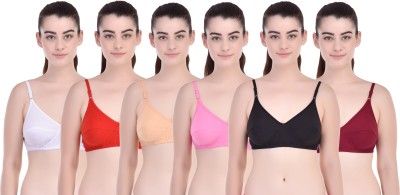Zivosis Daily use everyday bra for girl and women for every occassion formal party wear collage office ethnic Women Minimizer Non Padded Bra(Multicolor)