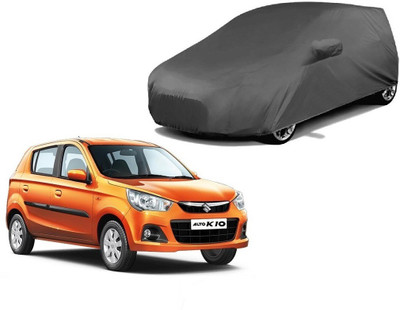 Uniqon Car Cover For Maruti Suzuki Alto K10 (With Mirror Pockets)(Grey)