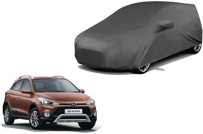 Uniqon Car Cover For Hyundai i20 Active (With Mirror Pockets)(Grey)