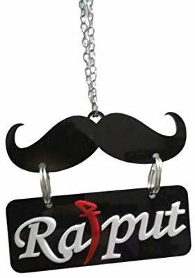 Ridivansh Creations Acrylic Car Hanging Rajput Both Side Car Hanging Ornament(Pack of 1)