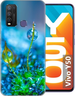 Flipkart SmartBuy Back Cover for Vivo Y50(Blue, Green, Grip Case, Silicon, Pack of: 1)