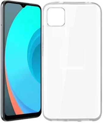 YorktoSis Back Cover for Realme C11 TransParentMulticolor Dual Protection Silicon