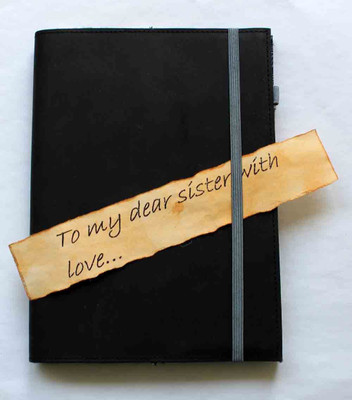 Camlon Exports Leather Diary Regular Diary Unruled 200 Pages(Black)