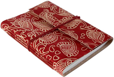Camlon Exports Handcrafted Gift Regular Diary Unrolled 96 Pages(Brown)
