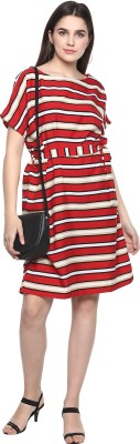 9ZEUS Women A-line Red Dress