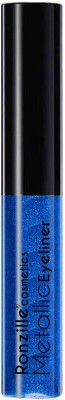RONZILLE Metallic glitter Liquid eye liner blue 4.9 ml(Blue)