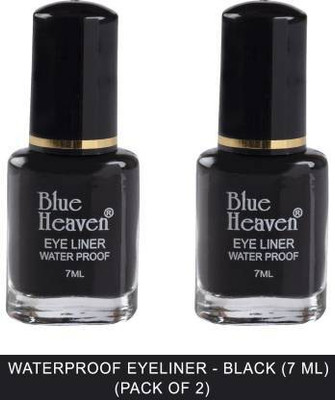 BLUE HEAVEN Fast Moving Water Proof Regular Eyeliner – Black 14 Ml  (Black) For Rs. 100 @ 50 %