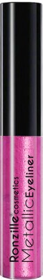 RONZILLE Metallic glitter Liquid eye liner pink 4.9 ml(Pink)