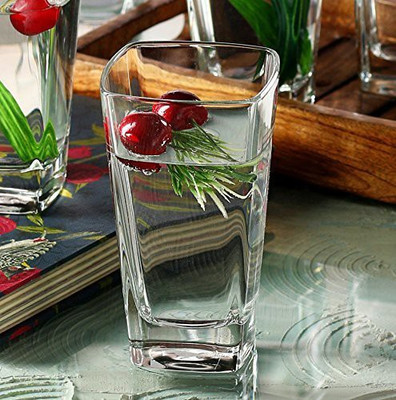 LSK SALES (Pack of 6) Water & Juice Glasses- 6 Pieces, Transparent, Glass Set (300 ml, Glass) Glass Set Water/Juice Glass(280 ml, Glass, Clear)