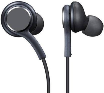 SPN SP-T1 Earbuds Earphones With Ultra High Bass & Mic Wired Headset(Black, In the Ear)