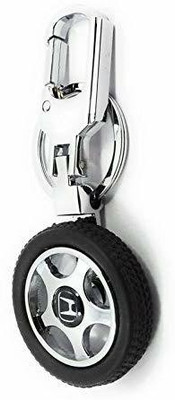 gtrp HONDA-Spinning-Tyre-Wheel-Locking-Metal-Keychain Key Chain