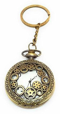 gtrp Hollow-Gear-Fob-Pocket-Watch-Metal-Keychain Key Chain
