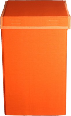 Shrey Creation 20 L Orange Laundry Basket(Cotton)