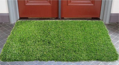 Balaji Mart Artificial Grass Door Mat(Green, Medium)