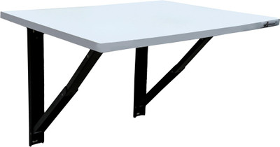 Ancientstar Engineered Wood Office Table(Wall Mounted, Finish Color - White)