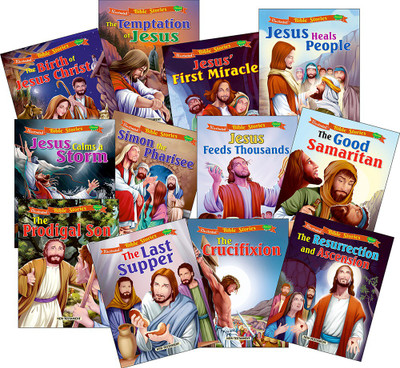 Bible Story Book – NEW TESTAMENT | Pack Of 12 Books(Paperback, Manoj Publications Editorial Board)