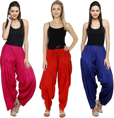 stylong Cotton Blend Solid Salwar