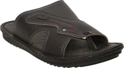 aerowalk Men Sandals(Black , 10)