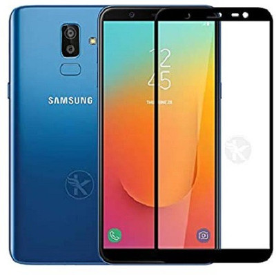 XRENGTH Edge To Edge Tempered Glass for Samsung Galaxy J8(Pack of 1)