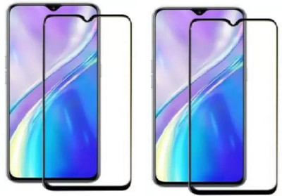 ISAAK Edge To Edge Tempered Glass for Realme XT, Realme X2(Pack of 2)
