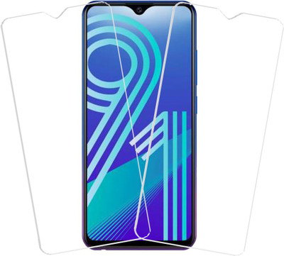 KARTRAY Tempered Glass Guard for Vivo Y91(Pack of 2)