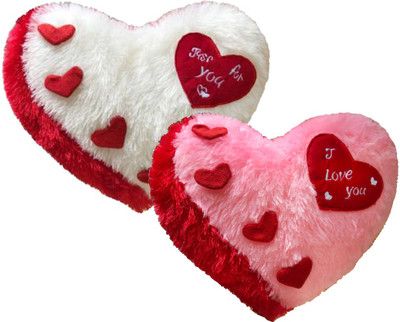 Catchyx Cart Microfibre Quotes Cushion Pack of 2(Pink & White)