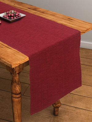 Flipkart SmartBuy Red 140 cm Table Runner(Cotton)