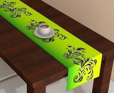 Countingbeds Green 150 cm Table Runner(Satin)
