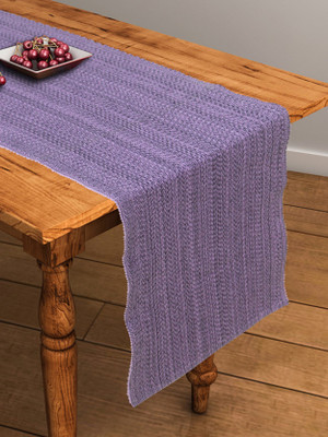 Flipkart SmartBuy Purple 120 cm Table Runner(Cotton)