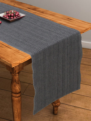 Flipkart SmartBuy Grey 90 cm Table Runner(Cotton)