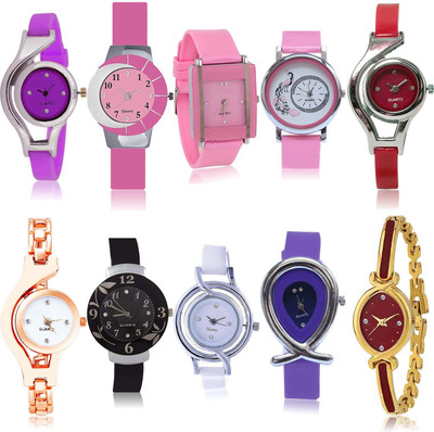 TIMENTER Latest Technology 10 Watch Combo For Girls And Women - G4-G5-G9-G14-G20-G24-G50-G54-G69-G122 combo watch Analog Watch  - For Girls
