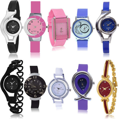 GROOT New Rich 10 Watch Combo For Girls And Women - G1-G2-G9-G14-G19-G24-G50-G54-G68-G122 combo watch Analog Watch  - For Women