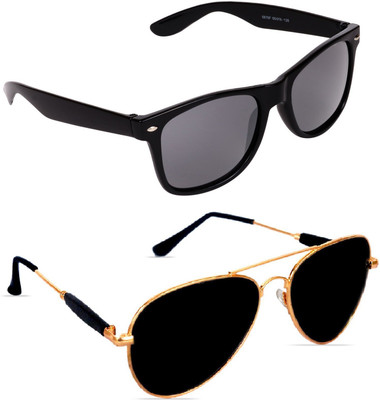 Aligatorr Rectangular Sunglasses(For Men & Women, Silver)