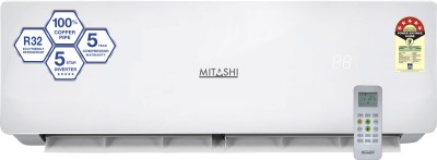 MITASHI 1 Ton 5 Star Split Inverter AC  - White(MiSAC105INv35, Copper Condenser)   Air Conditioner  (Mitashi)
