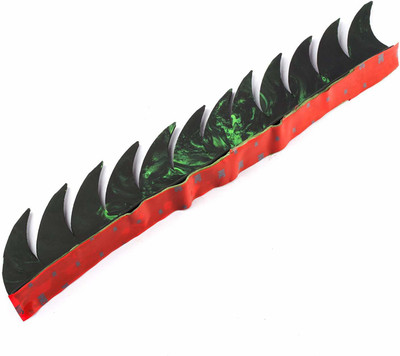 SELVIKE Helmet Mohawk for Bike(Black, Green)