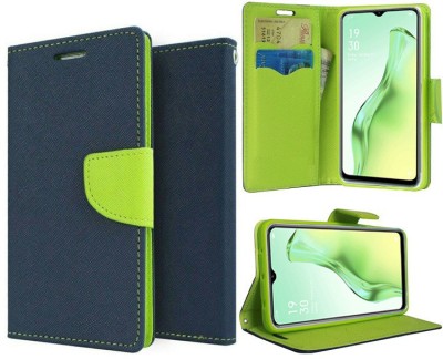 Hoverkraft Flip Cover for OPPO A31(Blue, Dual Protection, Pack of: 1)