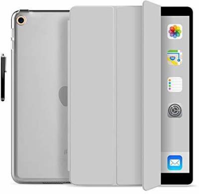YAOJIN Flip Cover for Apple ipad 7th/8th/9th Gen (2021) 10.2 inch with stylus Pen,Grey