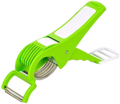 FIVANIO by FIVANIO Multi Vegetable & Fruit Cutter with Peeler Vegetable & Fruit Chopper(1 Famous Multi Cutter With Peeler)